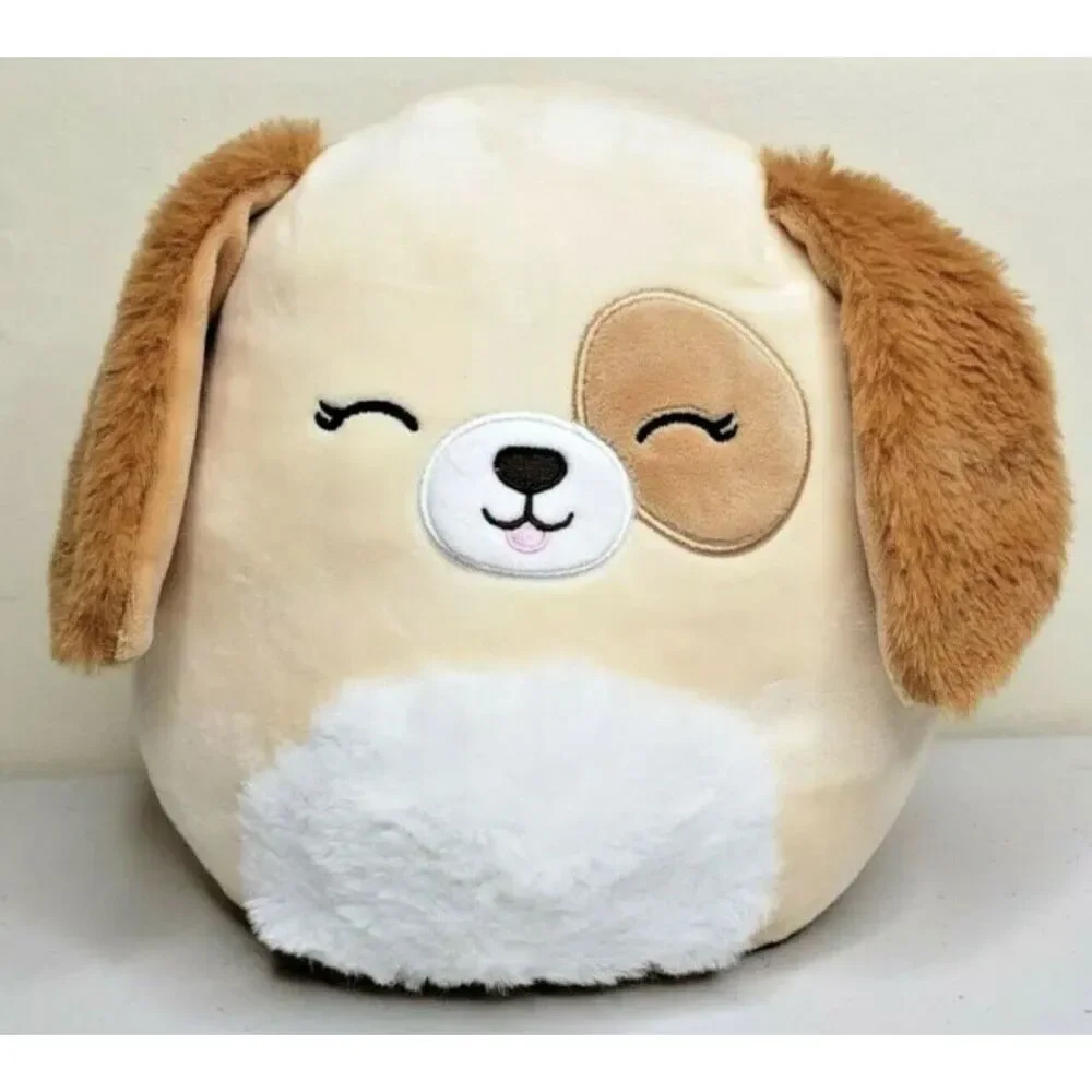 Squishmallows Harris the Tan Dog with Fluffy Ears and Belly 11